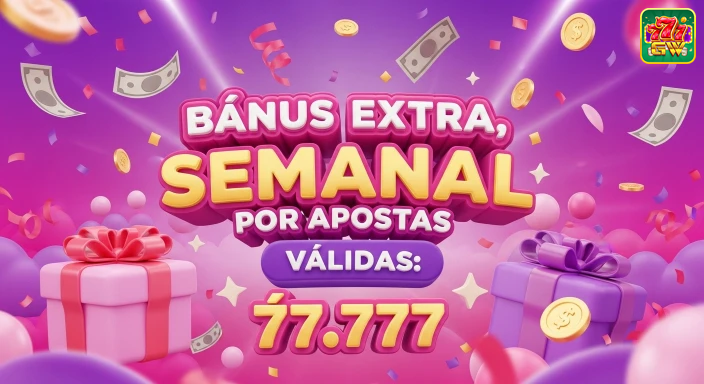 gw777 — bloco visual com foco em bônus, com ênfase em benefício imediato, pensado para estimular a abertura de novas